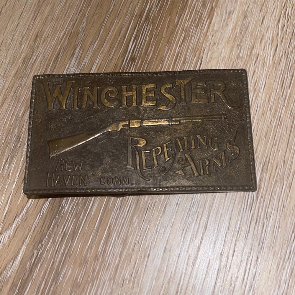Vintage Lewis Belt Buckles ~ Winchester Repeating Arms